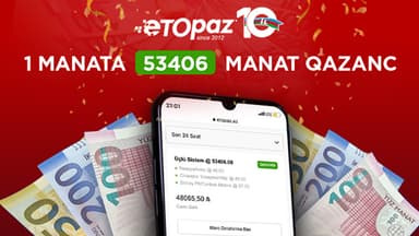 ETOPAZ-da inanılmaz uduş məbləği