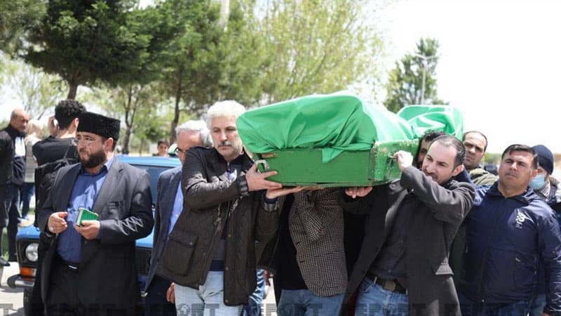 Məzahir Süleymanzadə dəfn olundu (FOTO/YENİLƏNİB)