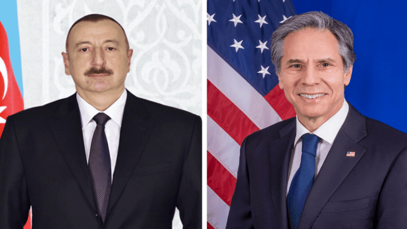 ABŞ dövlət katibi Prezident İlham Əliyevə zəng etdi
