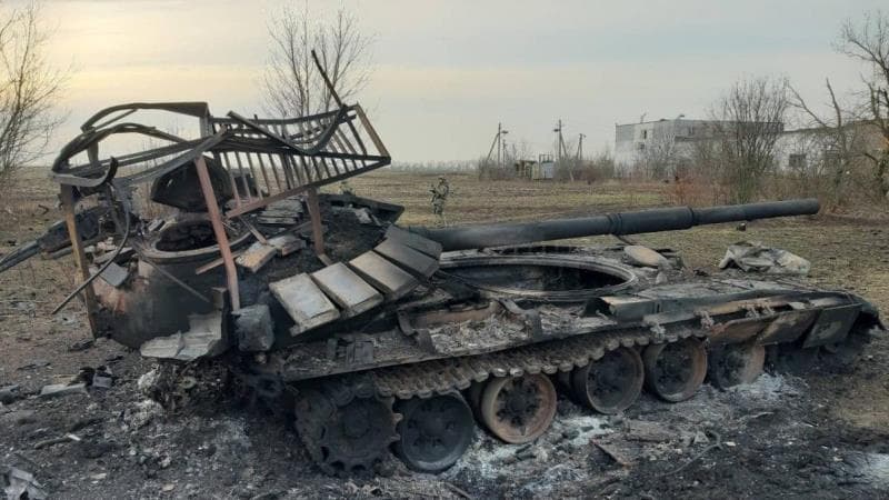 Rus ordusu sutka ərzində Donbasda böyük itkilər verdi - Baş Qərargah
