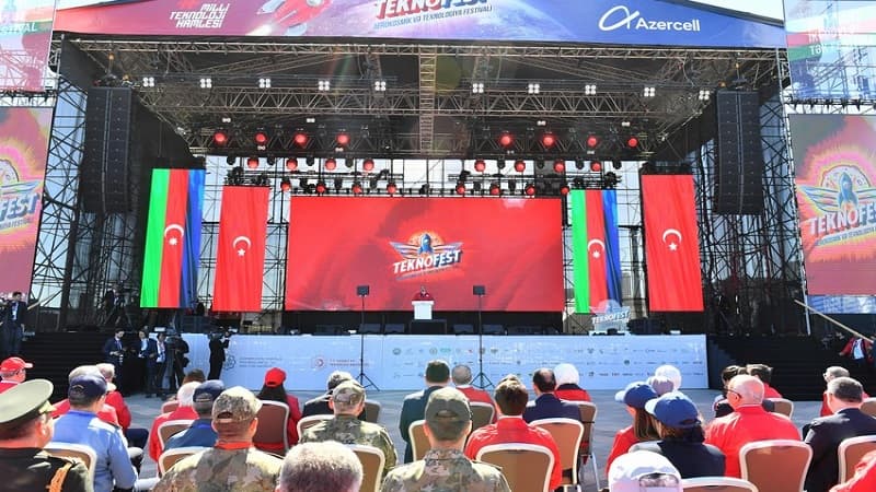 İlham Əliyev və Rəcəb Tayyib Ərdoğan "TEKNOFEST Azərbaycan" festivalına qatılıblar (YENİLƏNİB/FOTO)