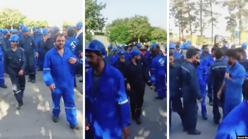 İranın neft obyektlərində işçılər tətil etdi