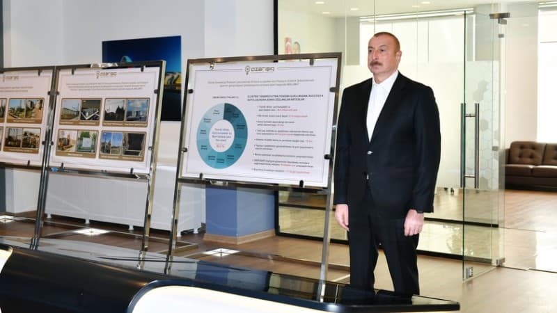 Prezident yeni elektrik yarımstansiyasının və Mərkəzin açılışında (FOTOLAR)