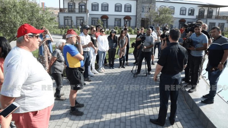 Əcnəbi səyahətçilər Zəngilana səfər ediblər (FOTOLAR)