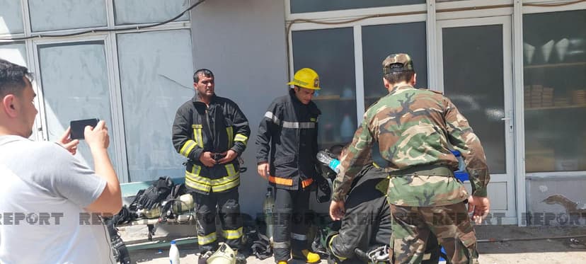 FHN Bakıda baş verən yanğının ilkin səbəblərini açıqladı (FOTO)