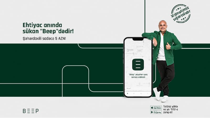 “Beep” peşəkar ayıq sürücü xidməti işə başladı! (R)
