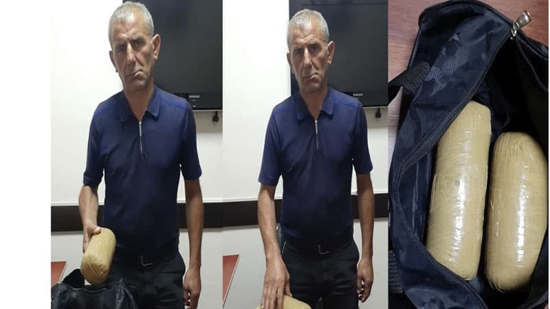 Cəlilabaddan Bakıya 26 min manatlıq heroin gətirən şəxs saxlanıldı (FOTO/VİDEO)
