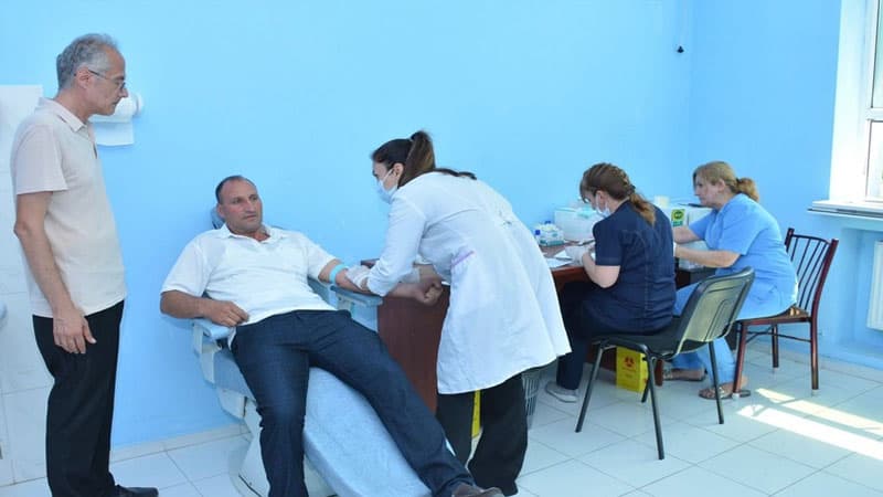 Ağalı kəndinə köçürülən ailələrin tibbi müayinələrinə başlanıldı