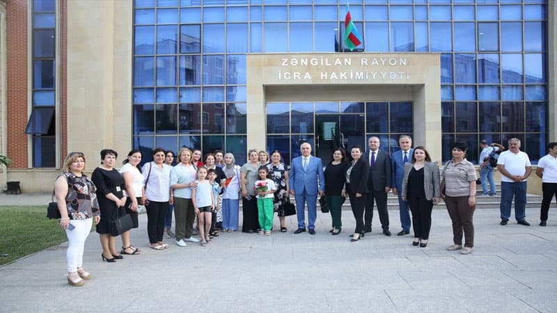 Daha 10 ailə Ağalıya köçürüldü (FOTO)