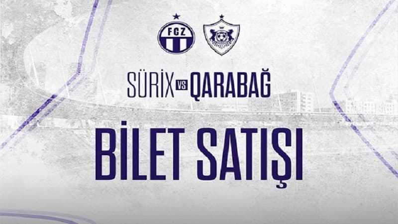 “Qarabağ” “Sürix”lə oyunu stadionda izləmək istəyənlərə müraciət etdi