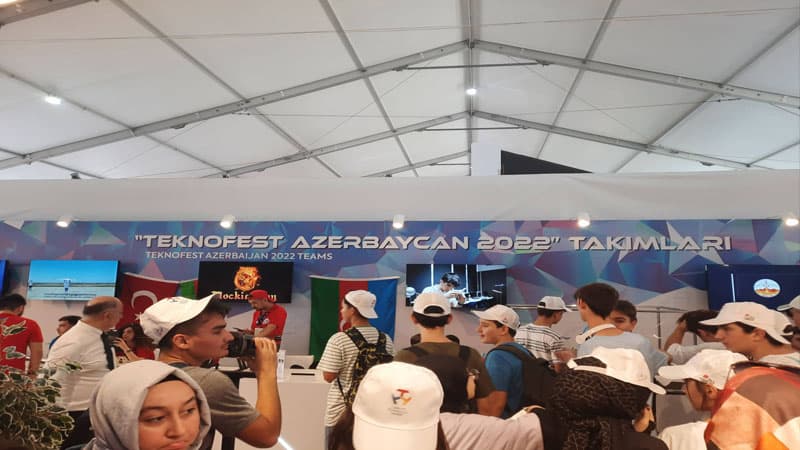 Azərbaycan Türkiyədə keçirilən "Teknofest 2022" tədbirində təmsil olunur (FOTO)