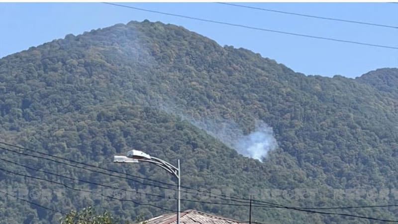 Zaqatalada yanğının söndürülməsinə helikopterlər cəlb edildi