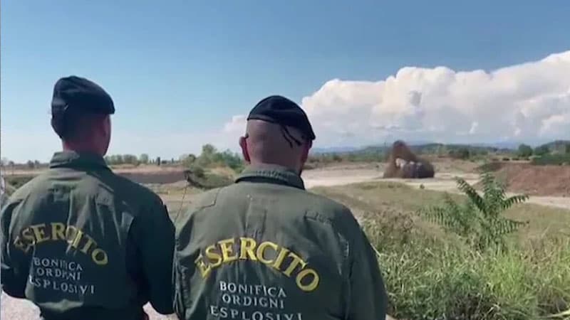 İtaliyada II Dünya müharibəsinə aid bomba tapıldı - 3 min nəfər təxliyyə edildi