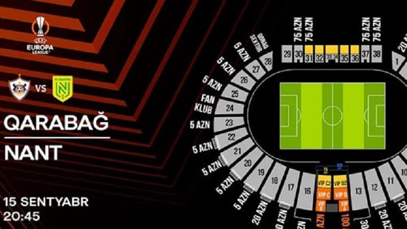 “Qarabağ” - “Nant” oyununun biletləri sabah satışa çıxarılacaq