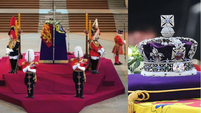 Kraliça II Elizabet ilə vida mərasimi başa çatdı