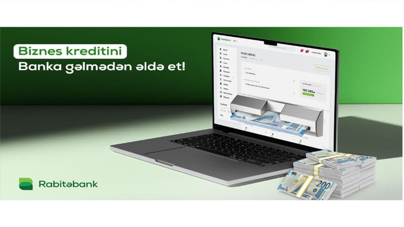 Biznes krediti əldə etmək üçün banka getməyə ehtiyac qalmadı! (R)