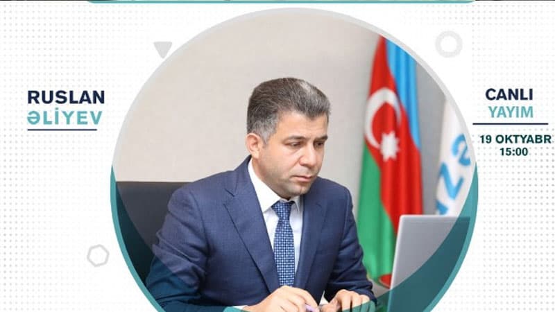 Ruslan Əliyev canlı yayımda sualları cavablandıracaq