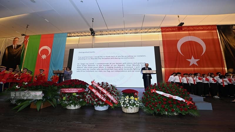 Heydər Əliyev Mərkəzində Türkiyənin yaranmasının 99-cu ildönümü qeyd olunub (FOTO)