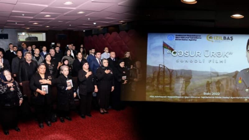 “Cəsur ürək”: Vətən müharibəsi şəhidi haqqında film təqdim edildi (FOTOLAR / VİDEO)