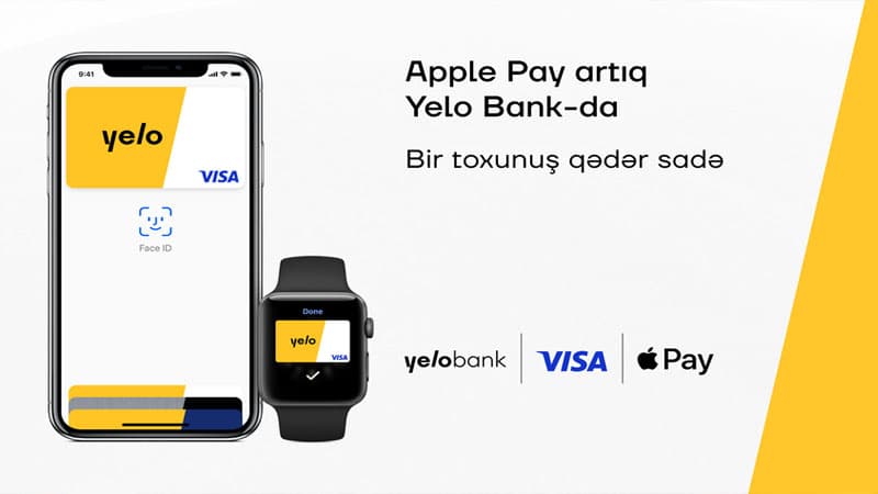 "Apple Pay" artıq "Yelo Bank"da! (R)