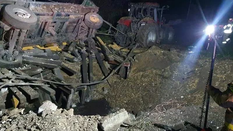 CNN: NATO təyyarəsi Polşaya düşən raketin trayektoriyasını izləyib
