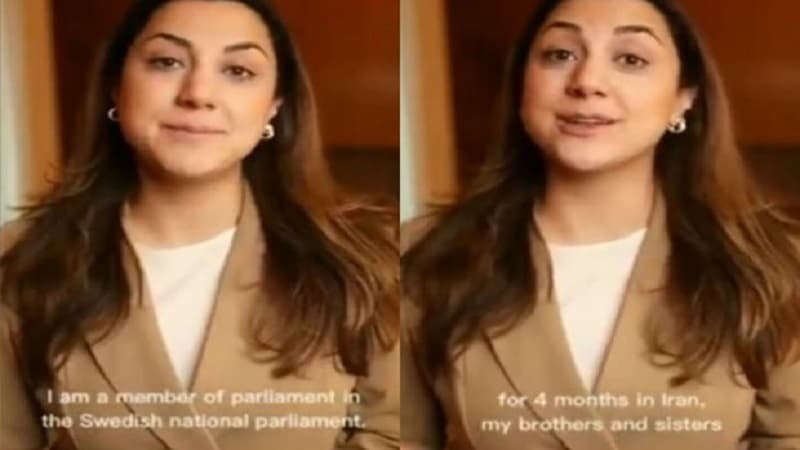 İsveç parlamentinin azərbaycanlı deputatı ana dilində İran rejimini tənqid etdi (VİDEO)