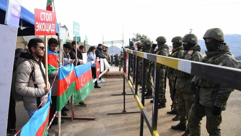 Aksiya iştirakçıları tələbləri yerinə yetirilənə kimi burada olacaqlar - Laçın-Xankəndi