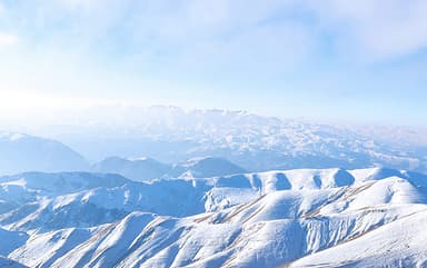 Murovdağdan qarlı görüntülər... (FOTOLAR)