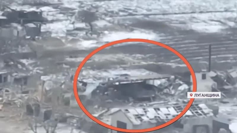 USQ NATO silahıyla Rusiyanın Donbasdakı komanda məntəqəsini dağıtdı (VİDEO)