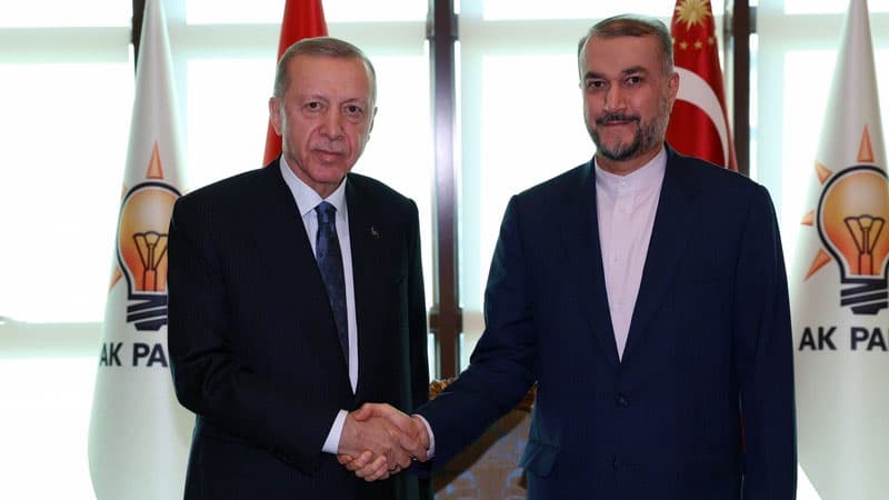 Ərdoğan İran XİN başçısını qəbul etdi
