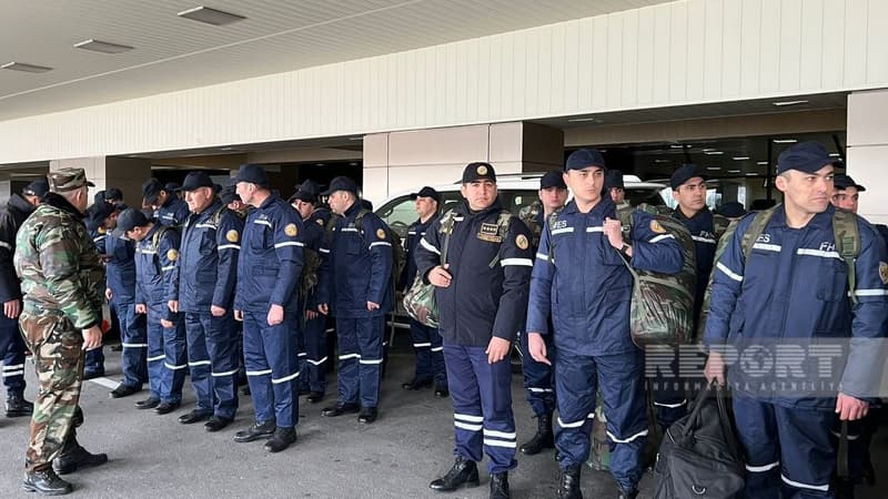 Prezidentin tapşırığı ilə Azərbaycanın xilasetmə qrupu Türkiyəyə çatdı (FOTO/YENİLƏNİB)