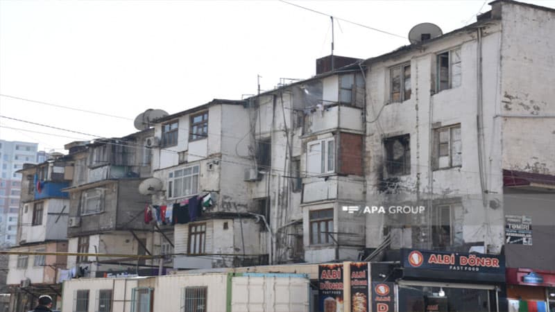 Bakının bu ərazisində bina söküləcək, 140 ailə köçürüləcək (FOTOLAR)
