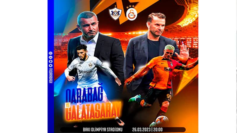 “Qarabağ”dan “Qalatasaray”la oyunla bağlı paylaşım