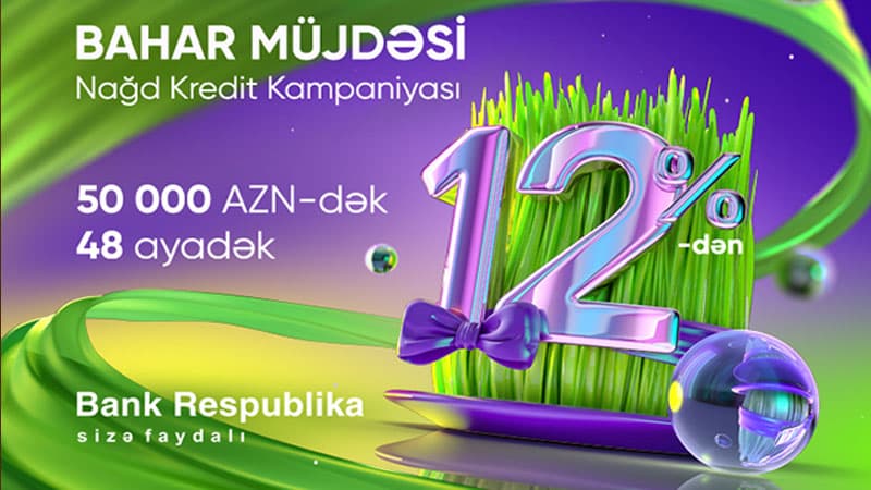 Bank Respublika nağd kredit faizlərini endirdi! (R)