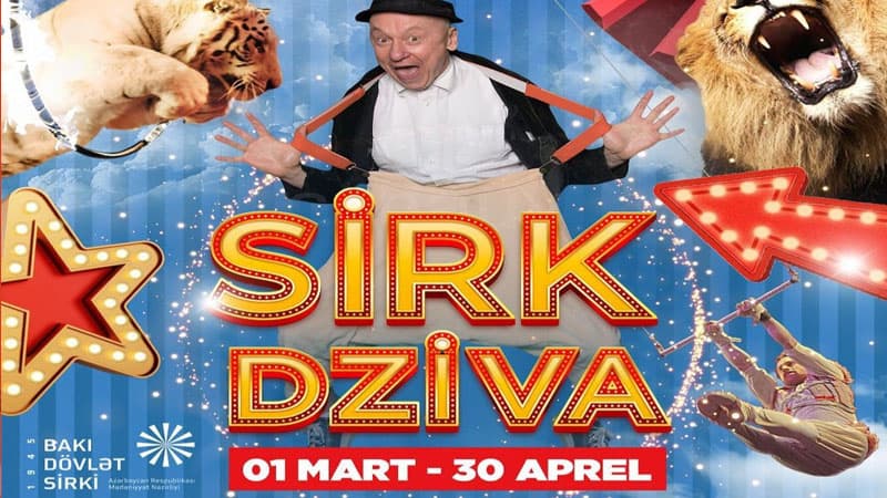 Bakı Dövlət Sirki beynəlxalq DZİVA şousu ilə Gəncədə