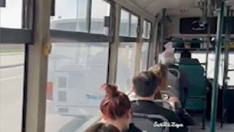 Bakıda avtobuslar yarışa çıxdı (VİDEO)