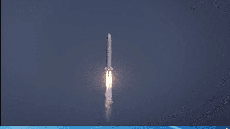 Çin ilk dəfə özəl maye yanacaq raketinin ilk sınaq uçuşunu həyata keçirdi