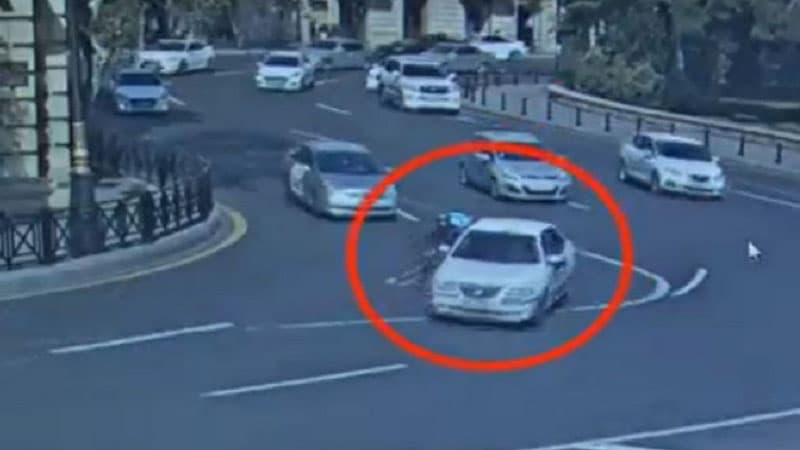 Bəzi motosiklet, moped və skuter sürücüləri yollarda təhlükə yaradırlar (VİDEO)