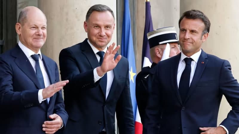 Fransa, Almaniya və Polşa Ukraynaya uzunmüddətli dəstəyə söz verdi