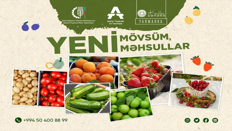 3-4 iyun tarixlərində “Kənddən Şəhərə” həftəsonu yarmarkası keçiriləcək