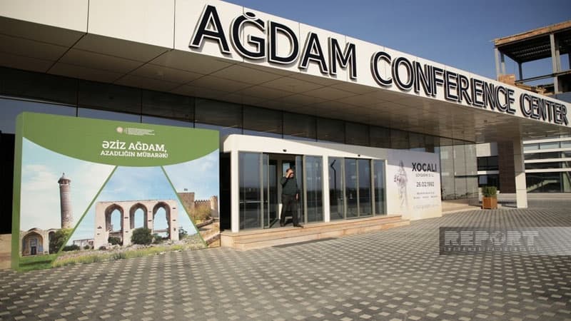 Xarici diplomatlar Ağdam Konfrans Mərkəzində oldu