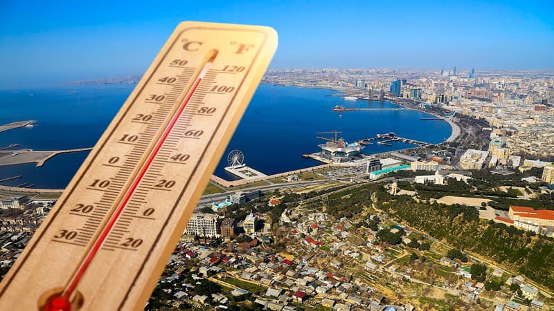 Bakı və Abşeronda temperatur normadan 4 dərəcə yüksək olub