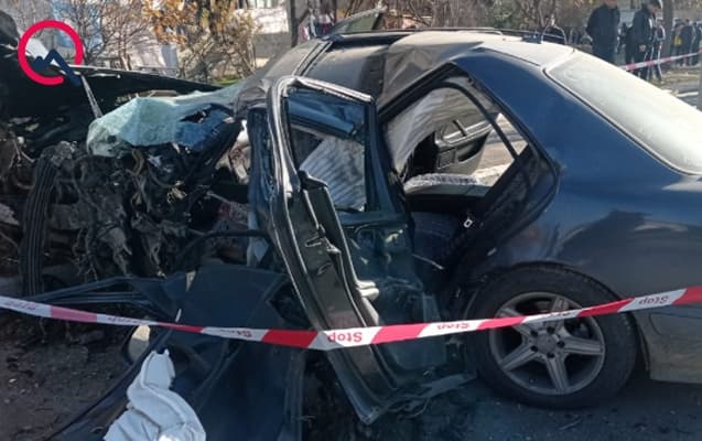 Bakıya məktəbli forması almağa gələn ailə qəzaya düşdü - Ata və uşağı öldü