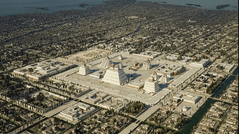 Asteklərin yer üzündən silinmiş əfsanəvi şəhərinin 3D rekonstruksiyası hazırlandı