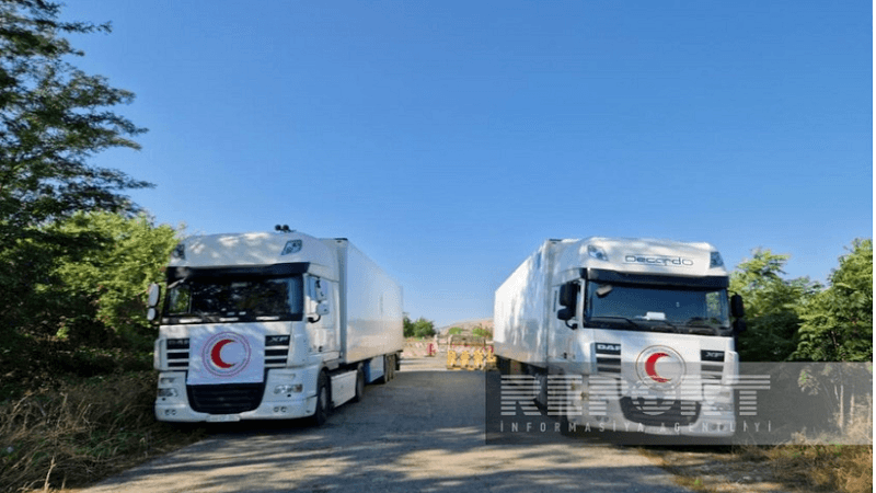Humanitar karvan 5 gündür Ağdam-Xankəndi yolunda gözləyir