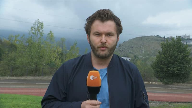 Almaniyanın ZDF kanalının müxbiri Qarabağda etnik təmizləmə olmadığını dedi
