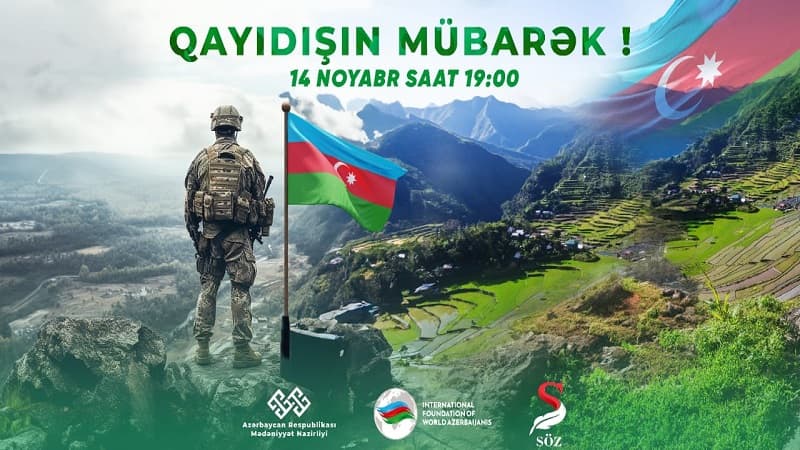 “Qayıdışın mübarək” adlı bədii-musiqili gecə keçiriləcək