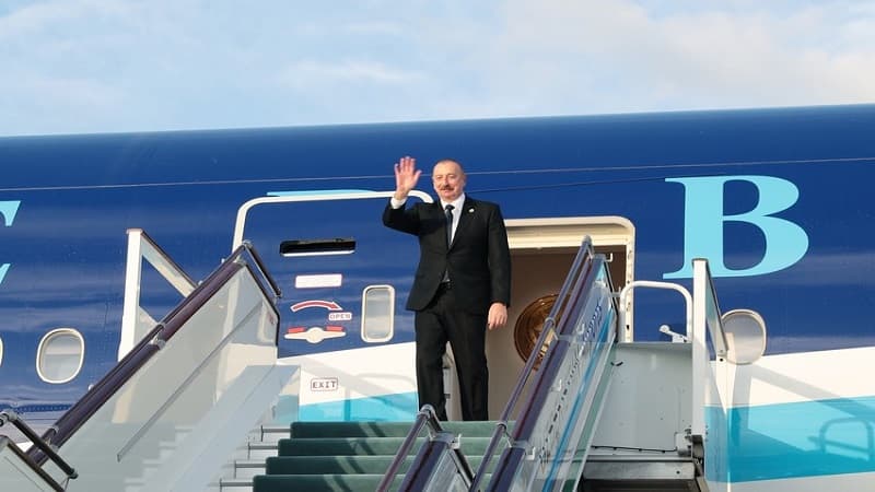 Azərbaycan Prezidentinin Özbəkistana səfəri başa çatdı (FOTO)