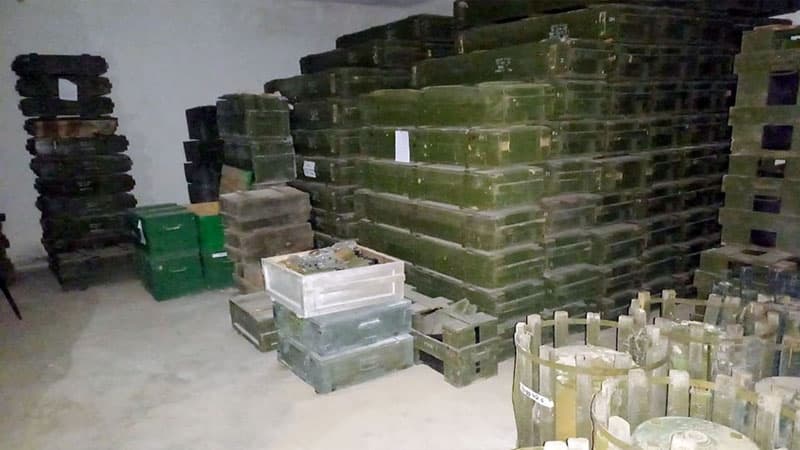 Ermənilərin silah anbarı kimi istifadə etdiyi növbəti mülki təyinatlı obyekt aşkar edildi