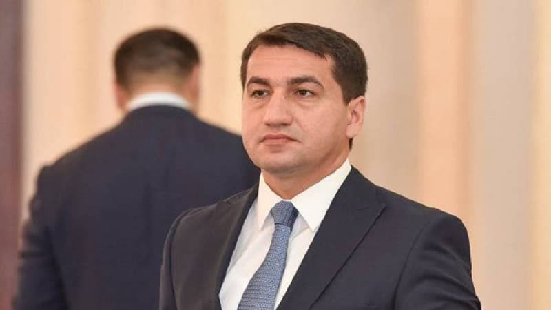 Hikmət Hacıyev Dubayda sərgilənən Azərbaycan pavilyonu barədə paylaşım etdi